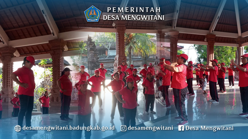 KEGIATAN SENAM LANSIA DAN PEMBERIAN PMT DUSUN PUPUAN, MENGWITANI