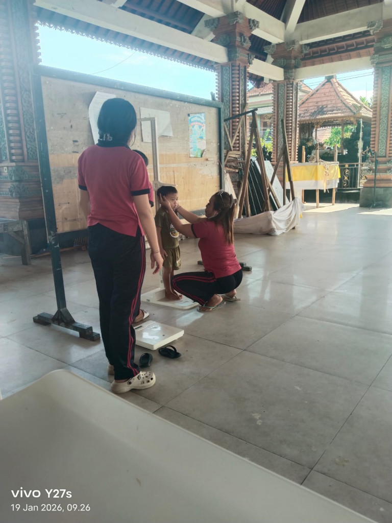 KEGIATAN POSYANDU BR. SILA DHARMA, MENGWITANI (JANUARI)