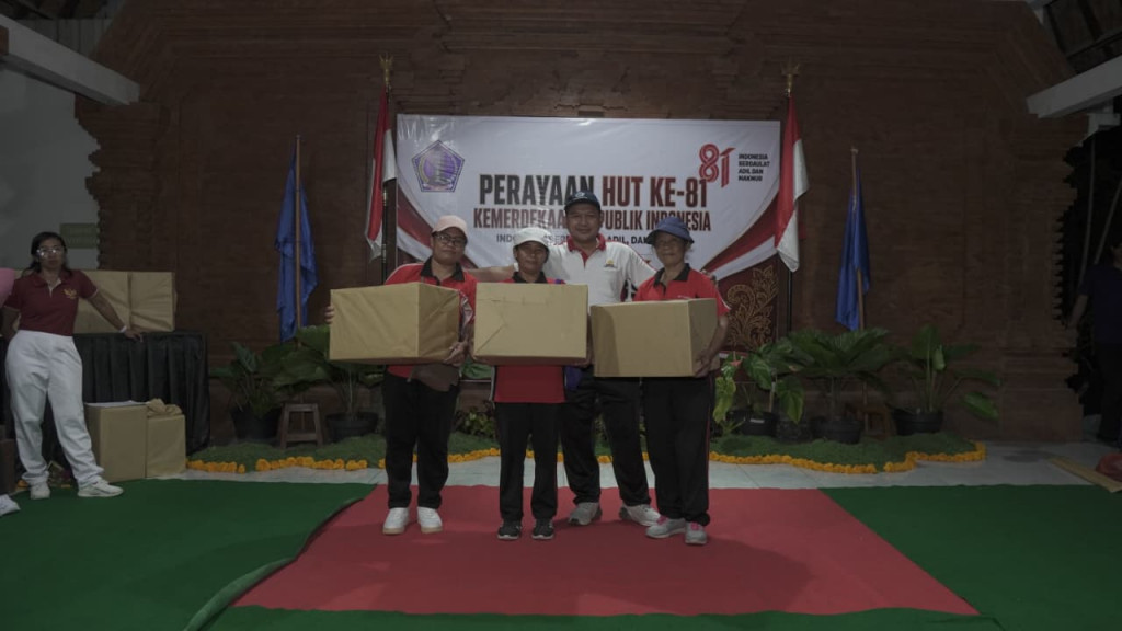 Jalan Santai Meriah dan Lomba Seru di Desa Pangsan Memperingati Hut RI ke 81