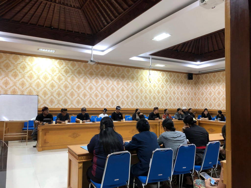 Jelang Bulan Bahasa Bali Desa Pangsan: Panitia Pelaksana Adakan Technical Meeting