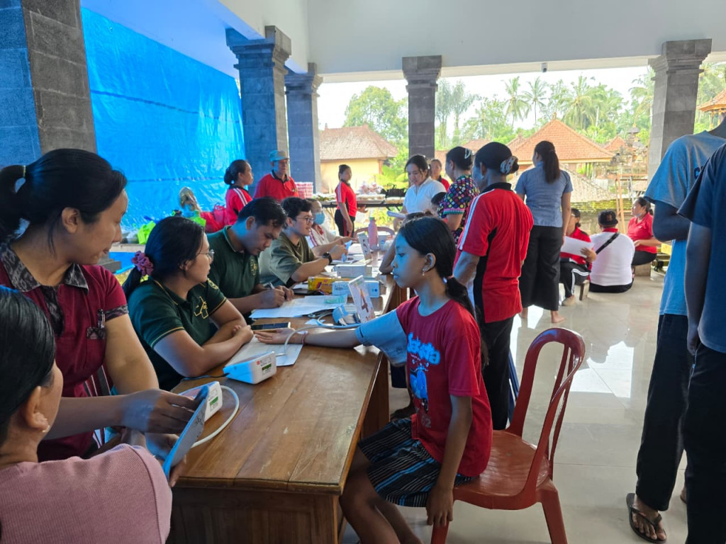 Transformasi Layanan, Desa Pangsan Gelar Posyandu Terintegrasi 6 SPM di Banjar Kasianan