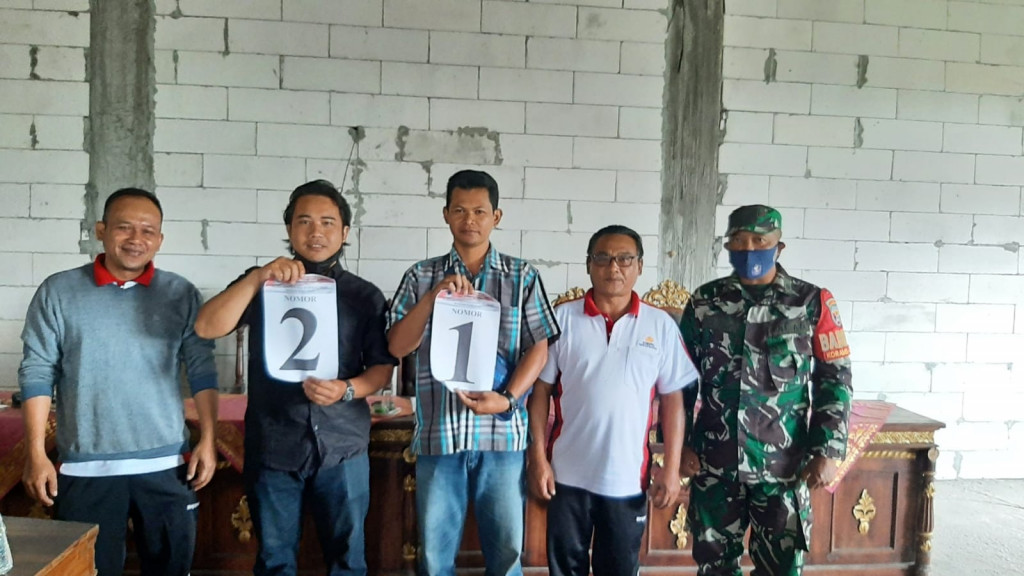 Pengundian Nomor Pemilihan Calon Kepala Wilayah Banjar Kasianan