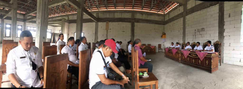 Rapat Pelaksanaan Bulan Bahasa Bali di Desa Pangsan Tahun 2023