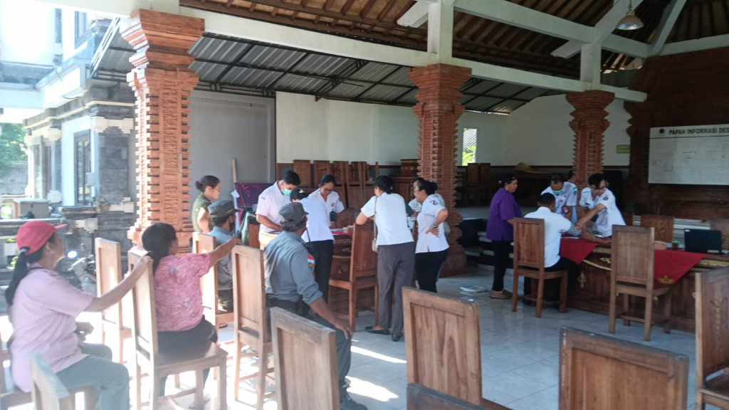 Pemeriksaan Kesehatan Gratis bagi Perangkat Desa dan Lembaga Desa Pangsan