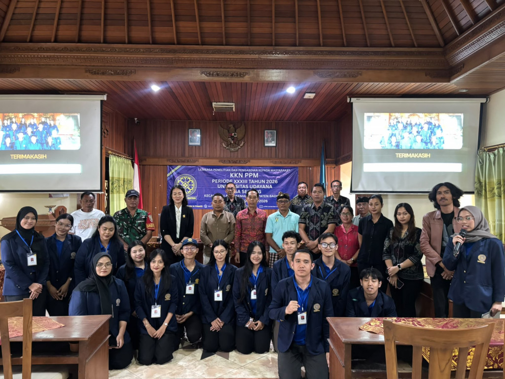 Universitas Udayana Resmi Serahkan Mahasiswa KKN untuk Mengabdi di Desa Sedang