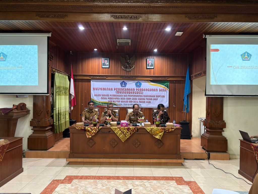 Musrenbangdes Sedang Bahas dan Sepakati Rancangan RKP Tahun Anggaran 2027 dan DU RKP Tahun 2028