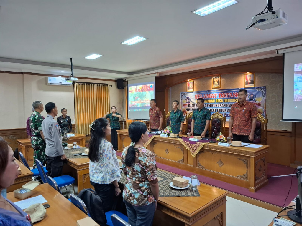 Musyawarah Desa Penyusunan Rencana Kerja Pemerintah Desa Selat Tahun Anggaran 2026