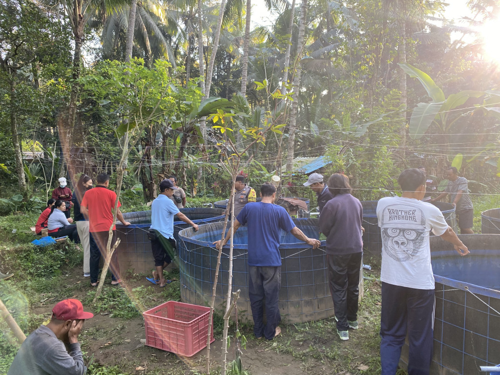 Panen Ketahanan Pangan Hewani di Desa Selat