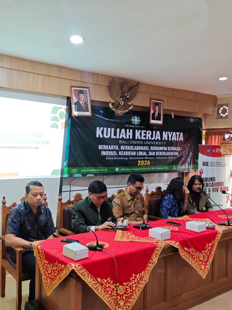 Penerimaan KKN Mahasiswa Universitas Bali Dwipa _ 20 Juli 2026
