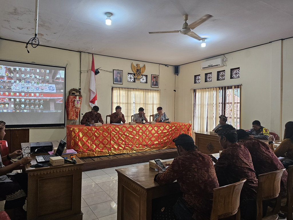 Musyawarah Desa Sibanggede dalam rangka penetapan Rancangan PerDes LKD