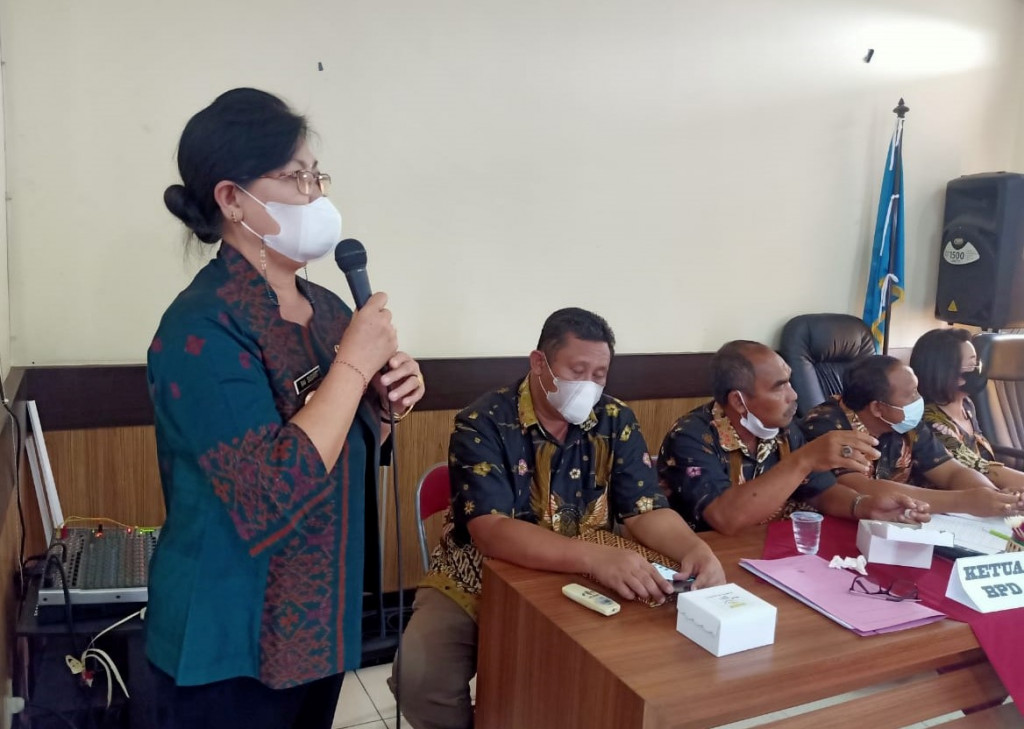 Musyawarah Desa Dalam Rangka Penyusunan Pelaksanaan Pembangunan Desa Sibangkaja Tahun 2022