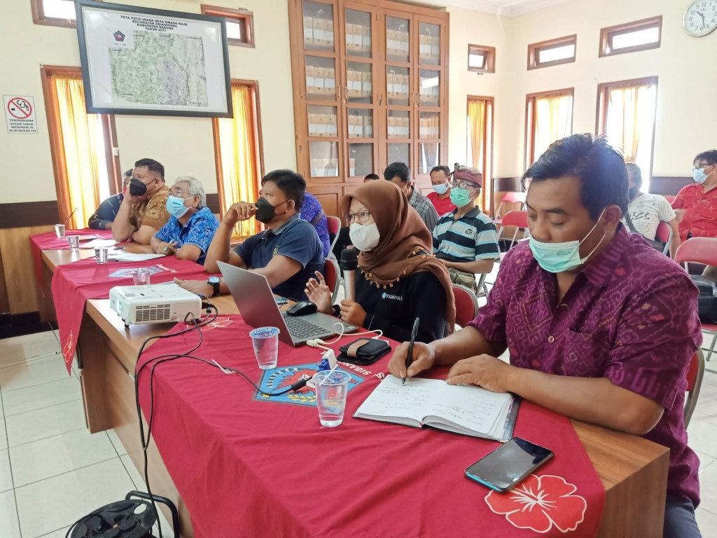 Diskusi dan Koordinasi Tata Ruang Desa Sibangkaja