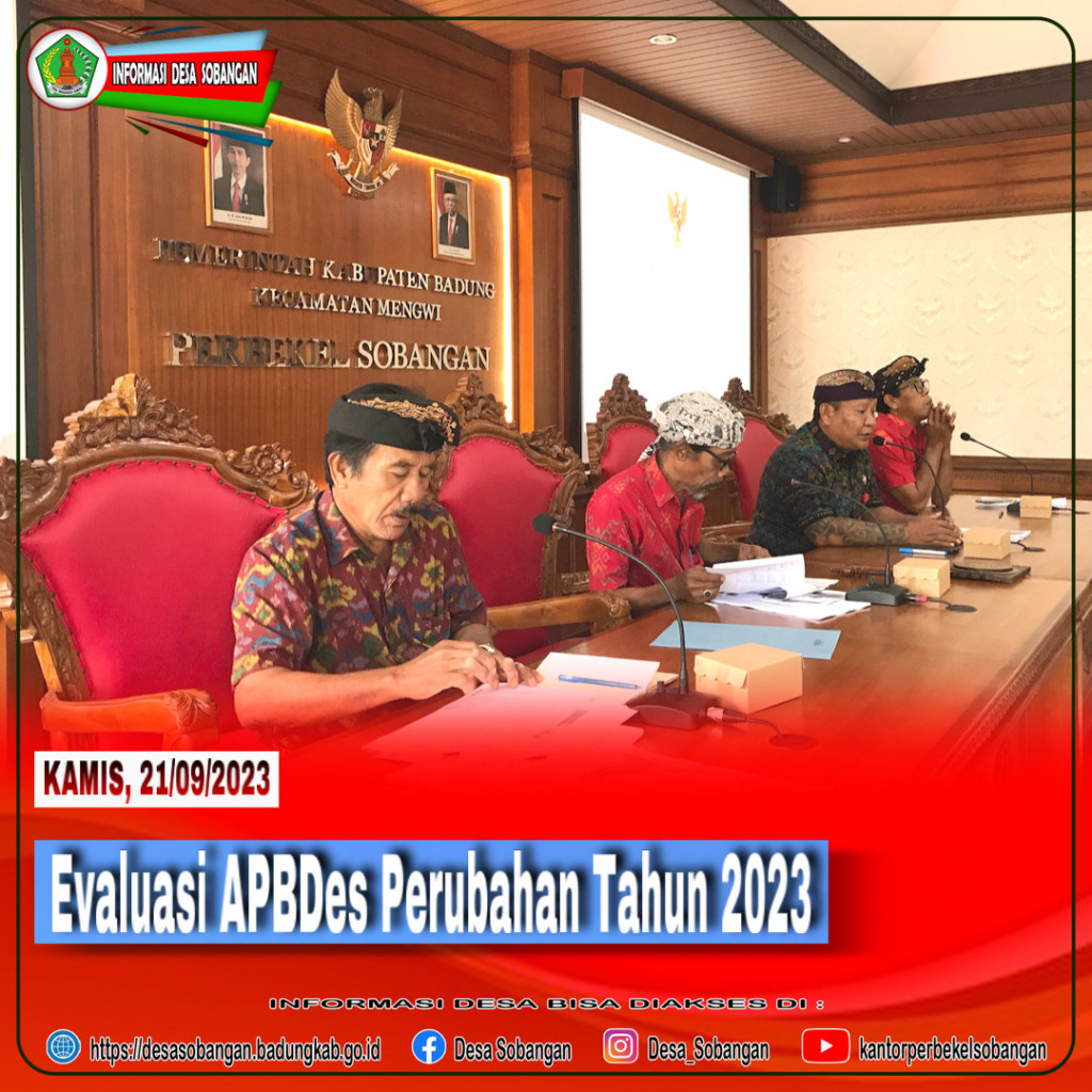 Evaluasi APBDes Perubahan Tahun Anggaran 2023