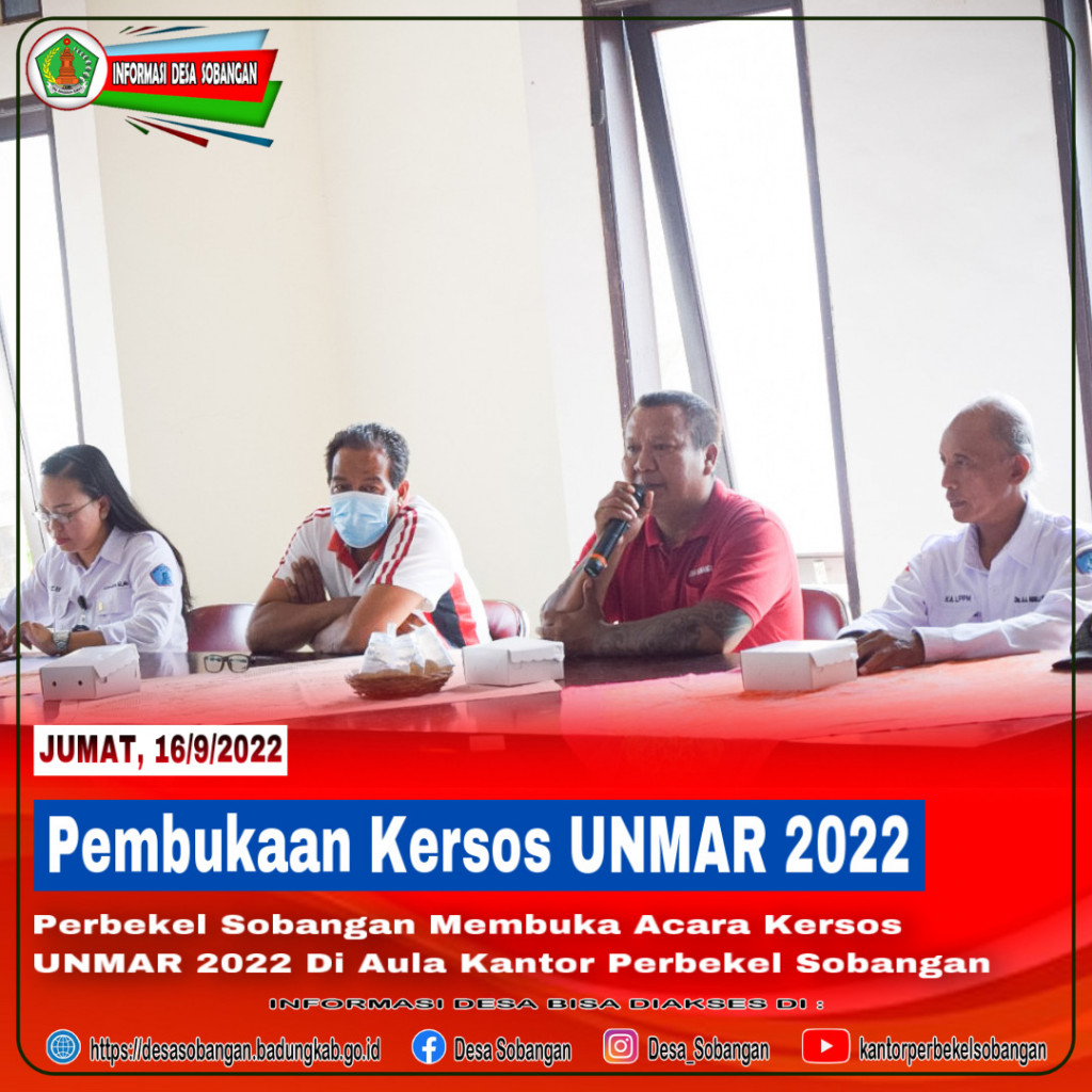 Pembukaan Kersos UNMAR 2022