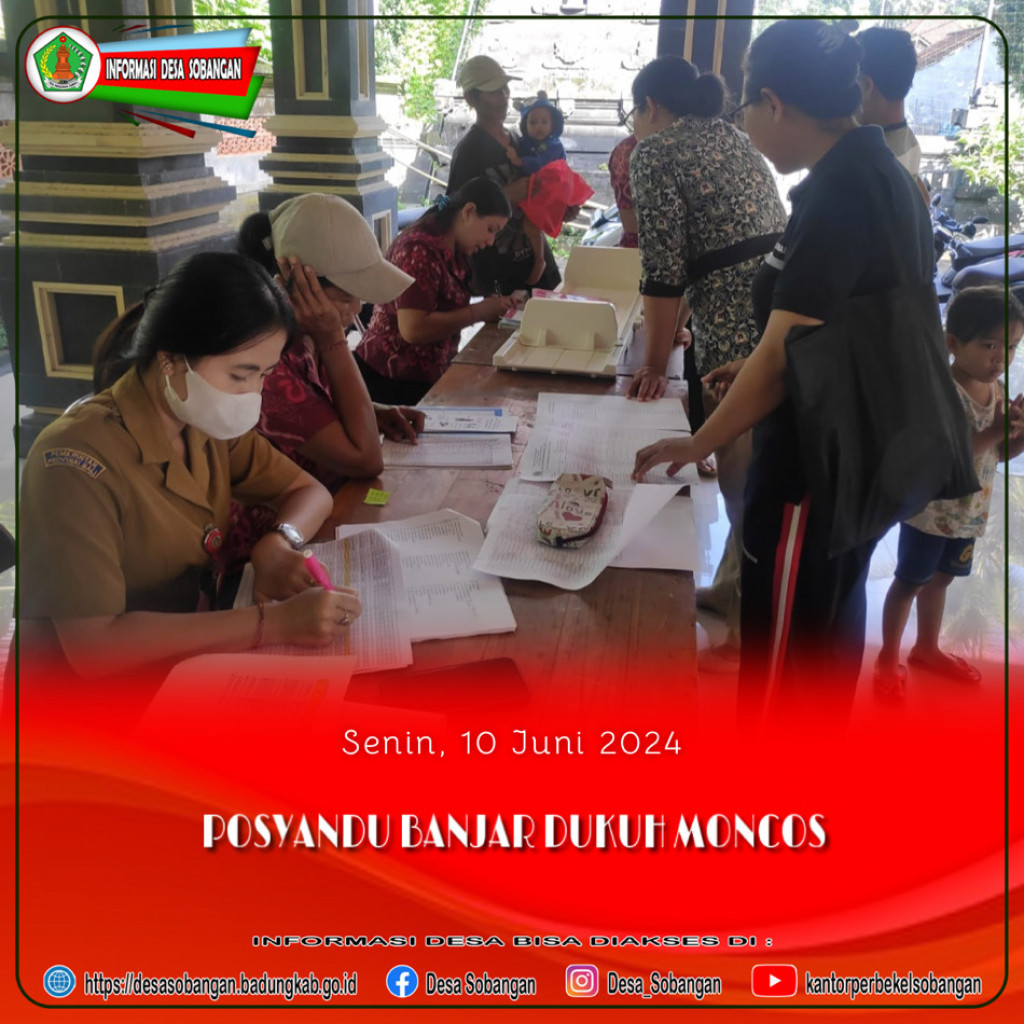 Posyandu Banjar Dukuh Moncos