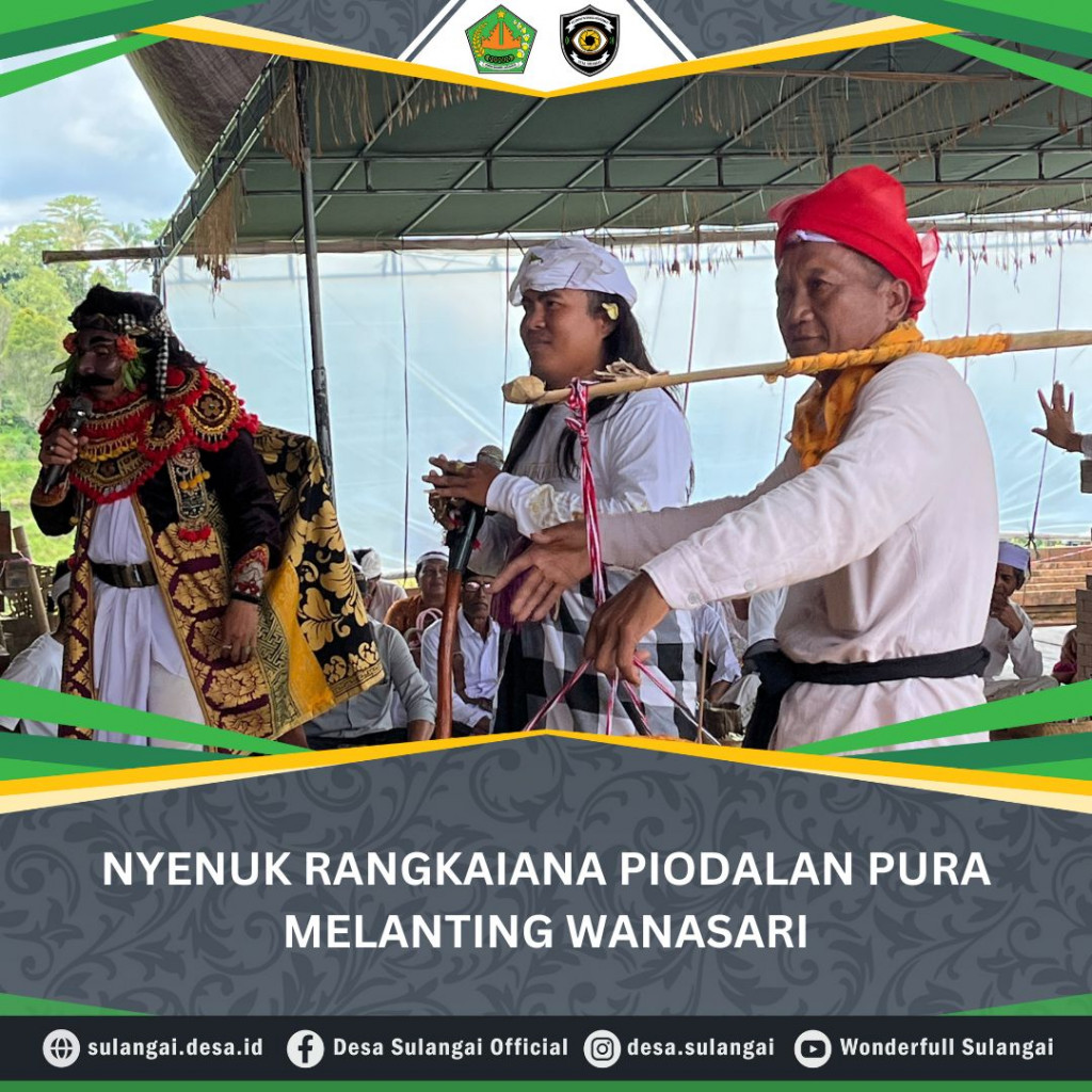NYENUK RANGKAIAN PIODALAN PURA MELANTING WANASARI