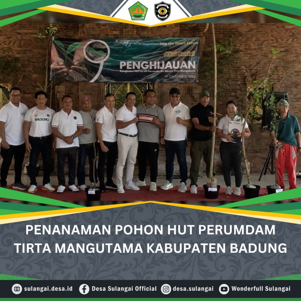 PENANAMAN POHON HUT PERUMDAM TIRTA MANGUTAMA KABUPATEN BADUNG