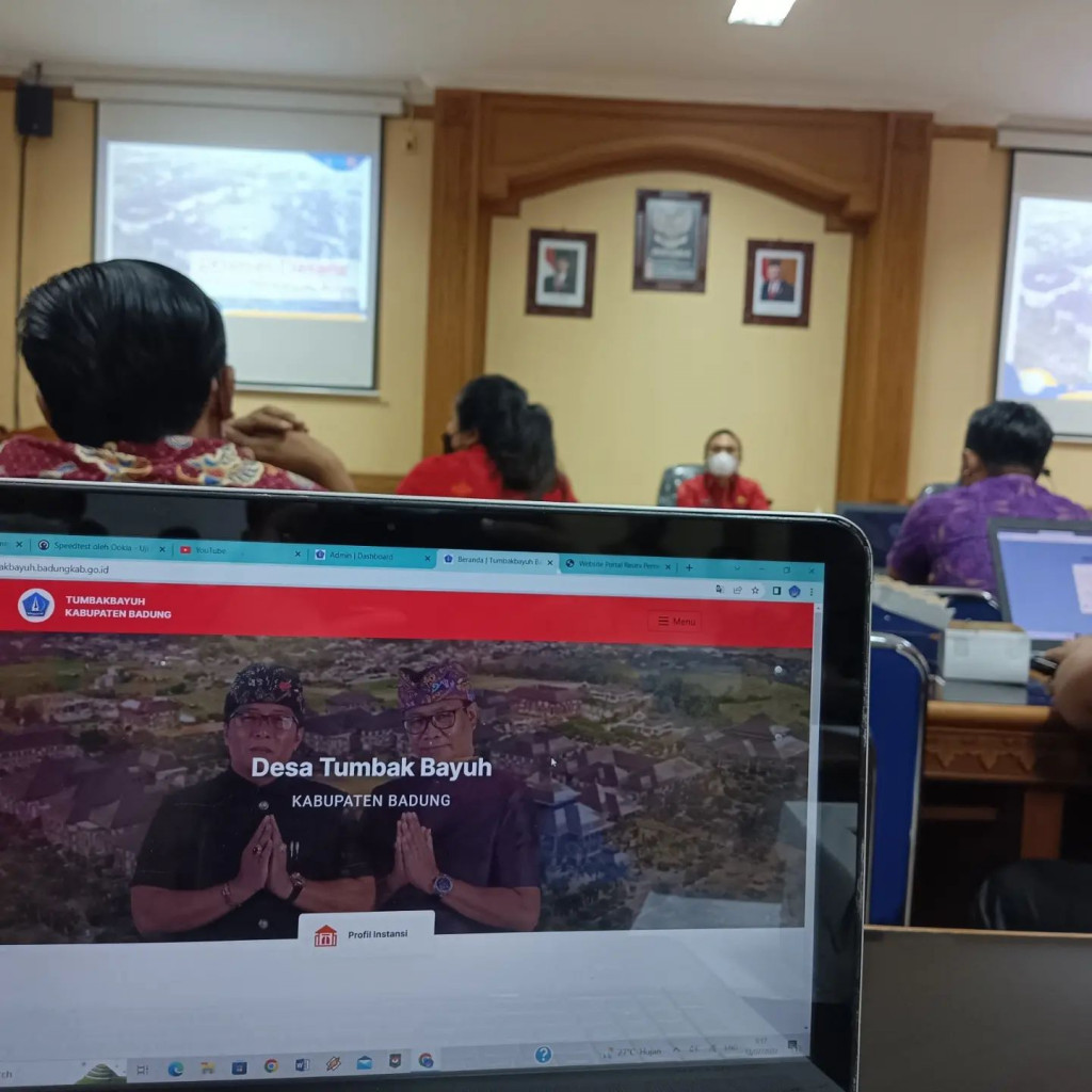 Pembinaan Pengelolaan Website Desa Oleh Dinas PMD Kabupaten Badung