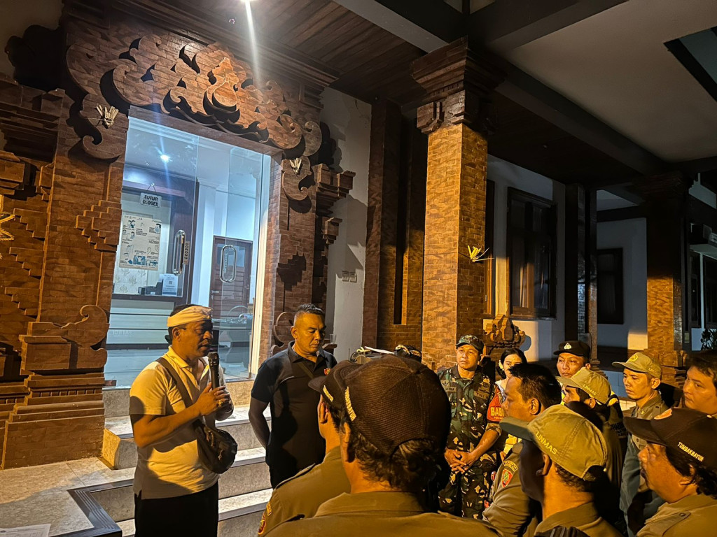 Pengamanan Malam Pengerupukan dan hari Raya Nyepi Caka 1945