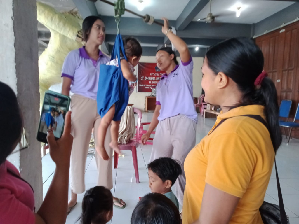 Posyandu Balita Banjar Dangin Sema Desa Tumbak Bayuh