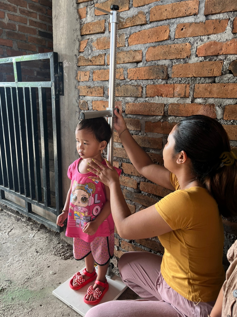 Posyandu Balita Bulan Januari Banjar Kelepekan Tumbak Bayuh