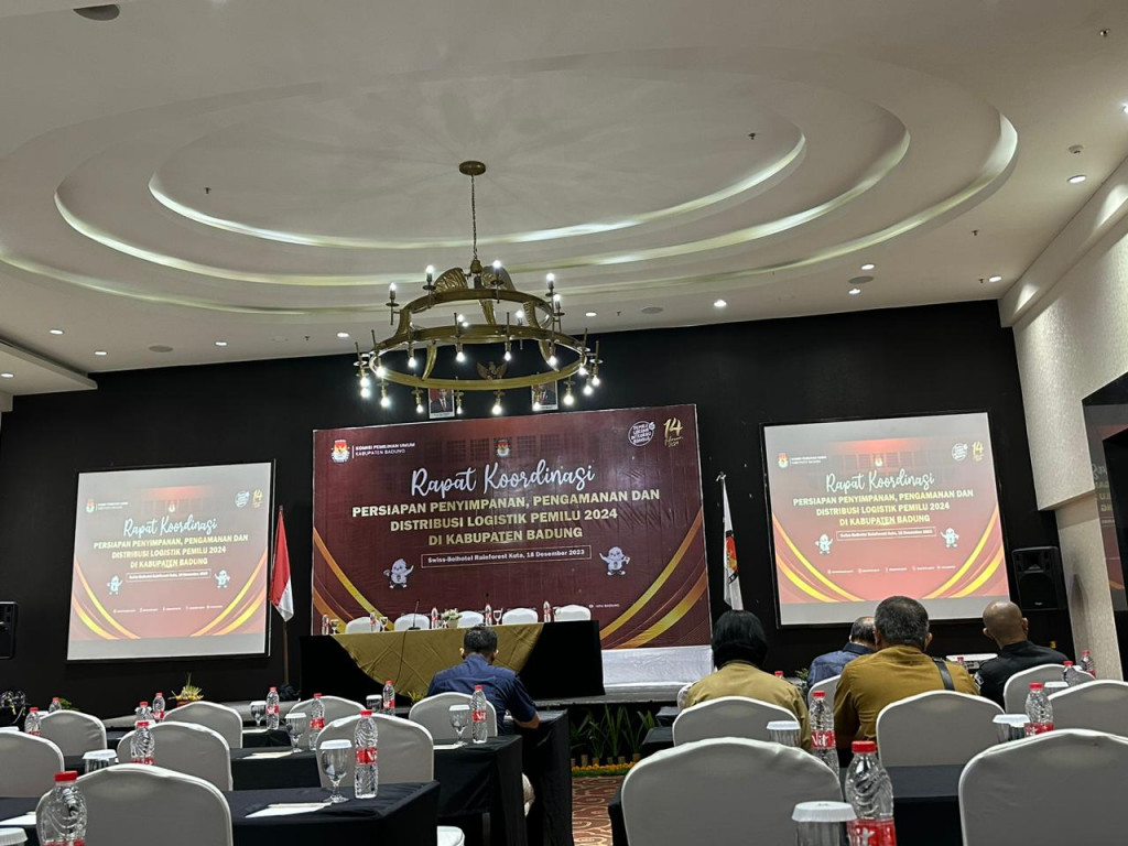 Rapat koordinasi Persiapan Logistik Pemilu 2024 di Kabupaten Badung