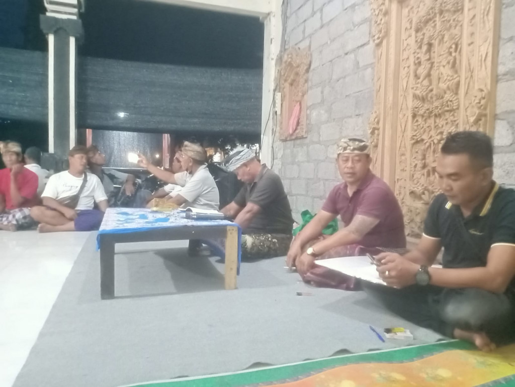 Rapat Koordinasi Pemerintah Desa dengan Subak Aya