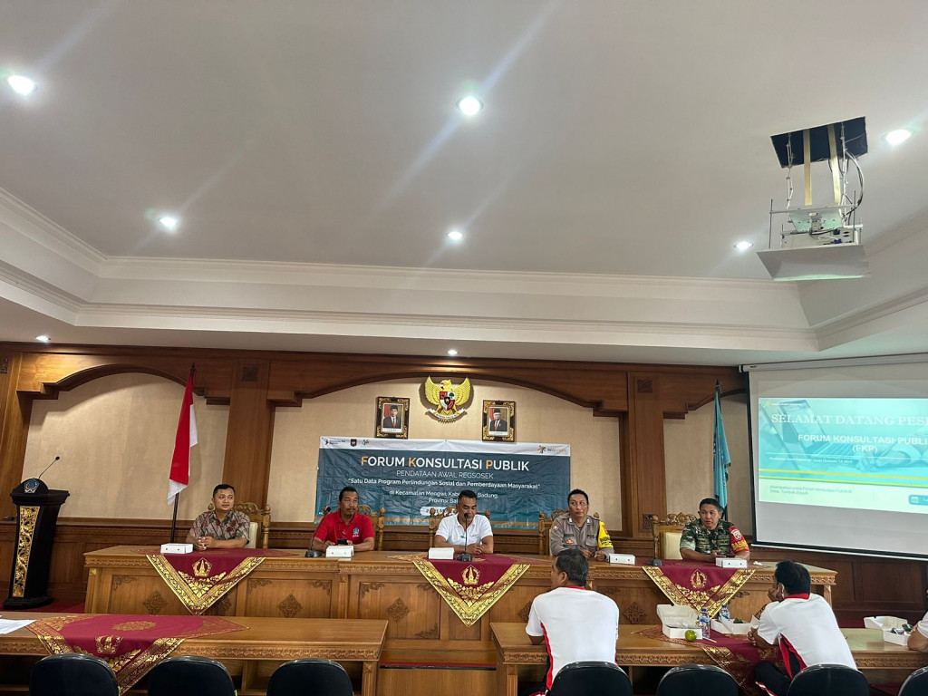 Forum Konsultasi Publik Pendataan Awal Regsosek