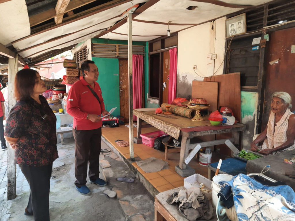 verifikasi Calon Penerima Bansos lansia Bedridden