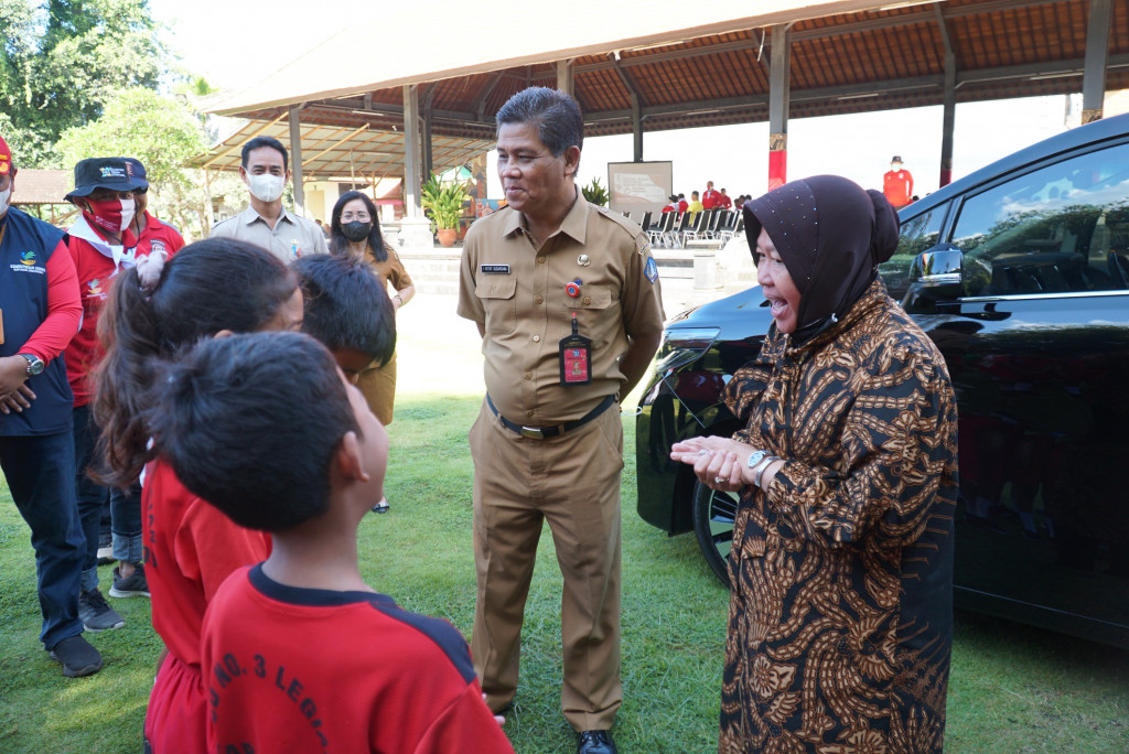 Menteri Sosial Pantau KSB Karang Kemanisan Legian