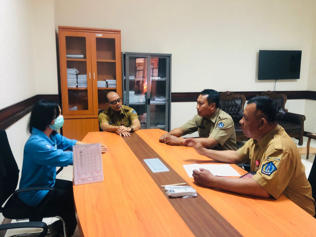 Tim Pengaduan Dinsos  Kordinasi Dengan Dinas Disdikpora