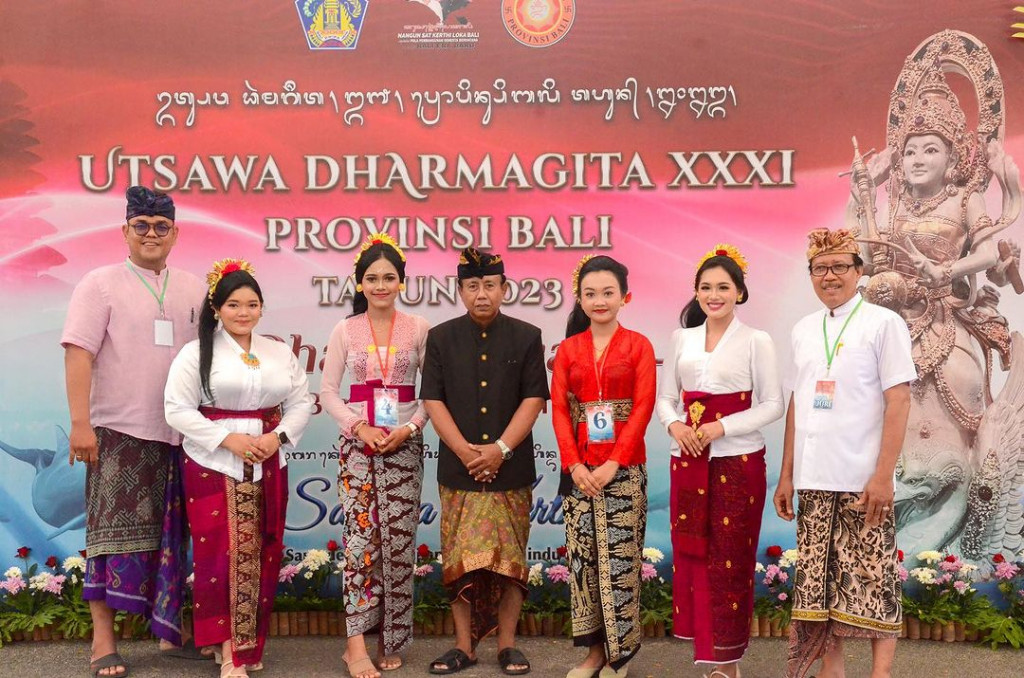 Anggara Wage Pahang, 5 September, sampun kalaksanayang pacentokan Utsawa Dharma Gita tingkat Provinsi Bali warsa 2023