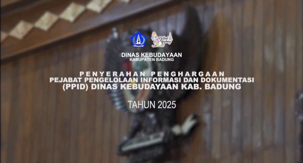 Dinas Kebudayaan Kabupaten Badung mendapatkan Penganugerahan Keterbukaan Informasi Publik Tahun 2025