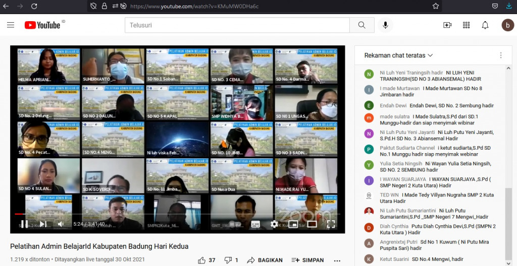 Penyerahan SK Pengangkatan Kepala Sekolah Dasar dan Sekolah Menengah Pertama sebanyak 29 kepala sekolah dengan rincian 21 Kepala SD dan 8 Kepala SMP yang di serahkan langsung oleh Bapak Bupati Badung Jumat, 29 oktober 2021.