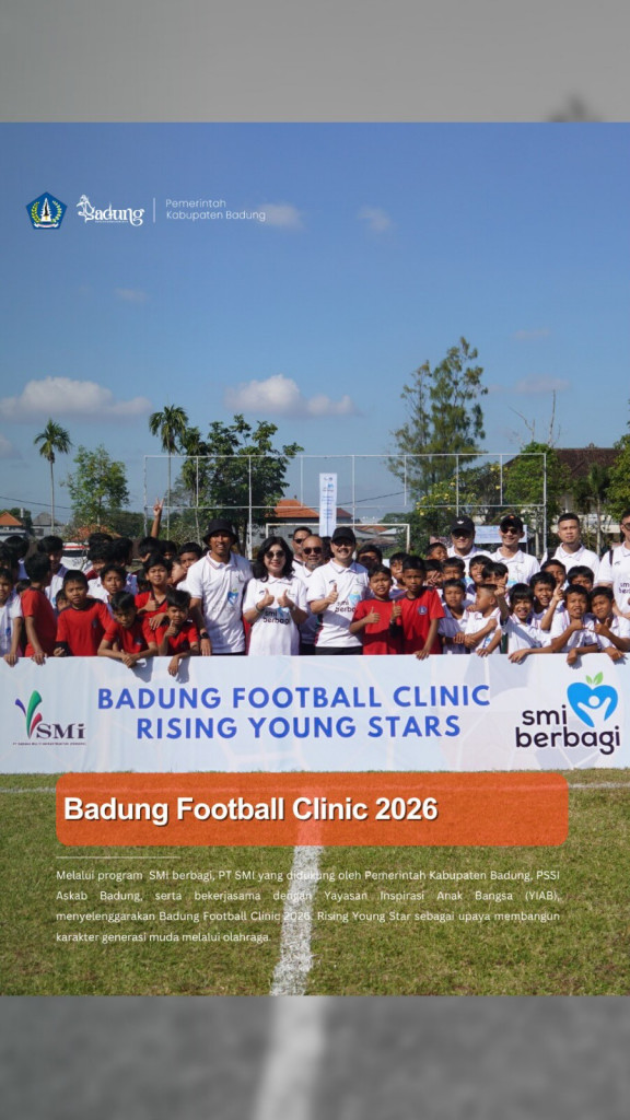 Disdikpora Badung Dukung Badung Football Clinic 2026, Perkuat Pembinaan Karakter dan Talenta Muda melalui Olahraga