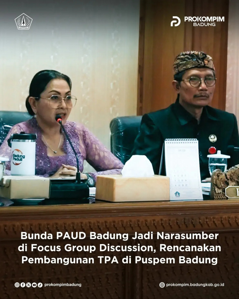 Bunda PAUD Kabupaten Badung Jadi Narasumber FGD Rencana Pembangunan Tempat Penitipan Anak di Puspem Badung
