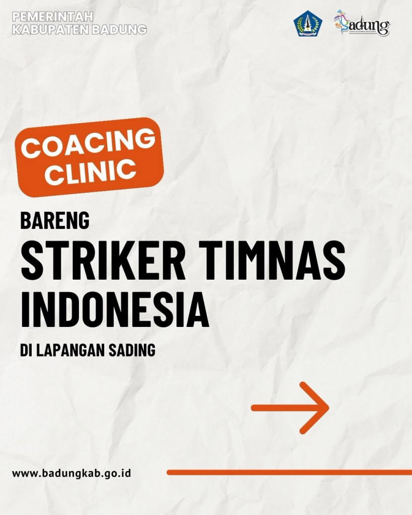Mantan Striker Timnas Indonesia Budi Sudarsono Berbagi Pengalaman dalam Badung Football Clinic 2026