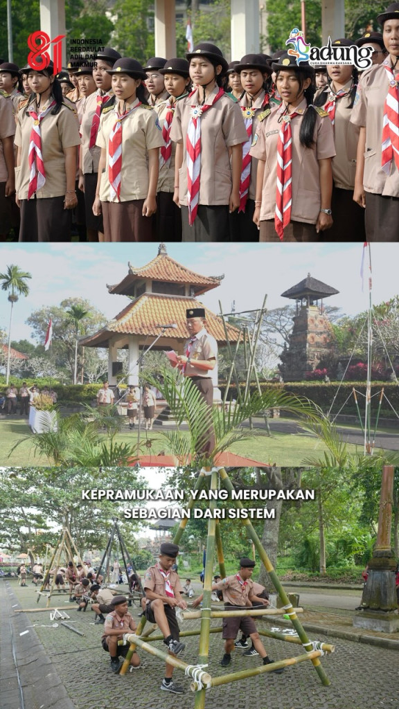Semangat Hari Pramuka ke-65, Kobarkan Semangat Generasi Muda Menuju Indonesia Emas 2045