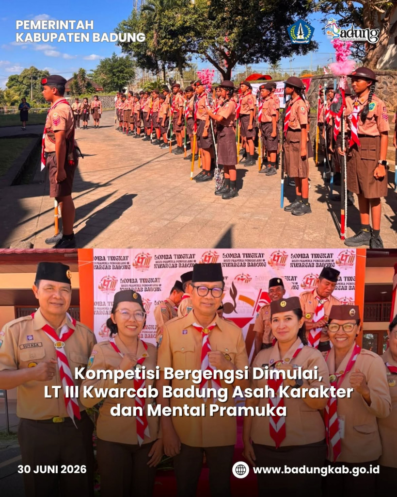 LT III Kwarcab Badung 2026 Jadi Wadah Pembentukan Karakter dan Prestasi Pramuka Penggalang