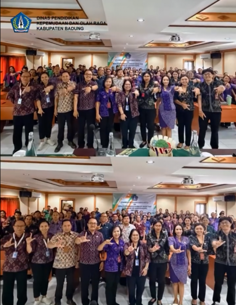 Disdikpora Badung Perkuat Pelestarian Bahasa Bali melalui Pengimbasan Revitalisasi Bahasa Daerah dan Lokakarya Pengembangan Kurikulum Muatan Lokal