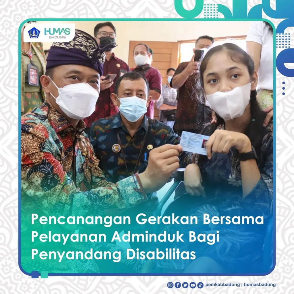 Pencanangan Gerakan Bersama Pelayanan Adminduk Bagi Penyandang Disabilitas