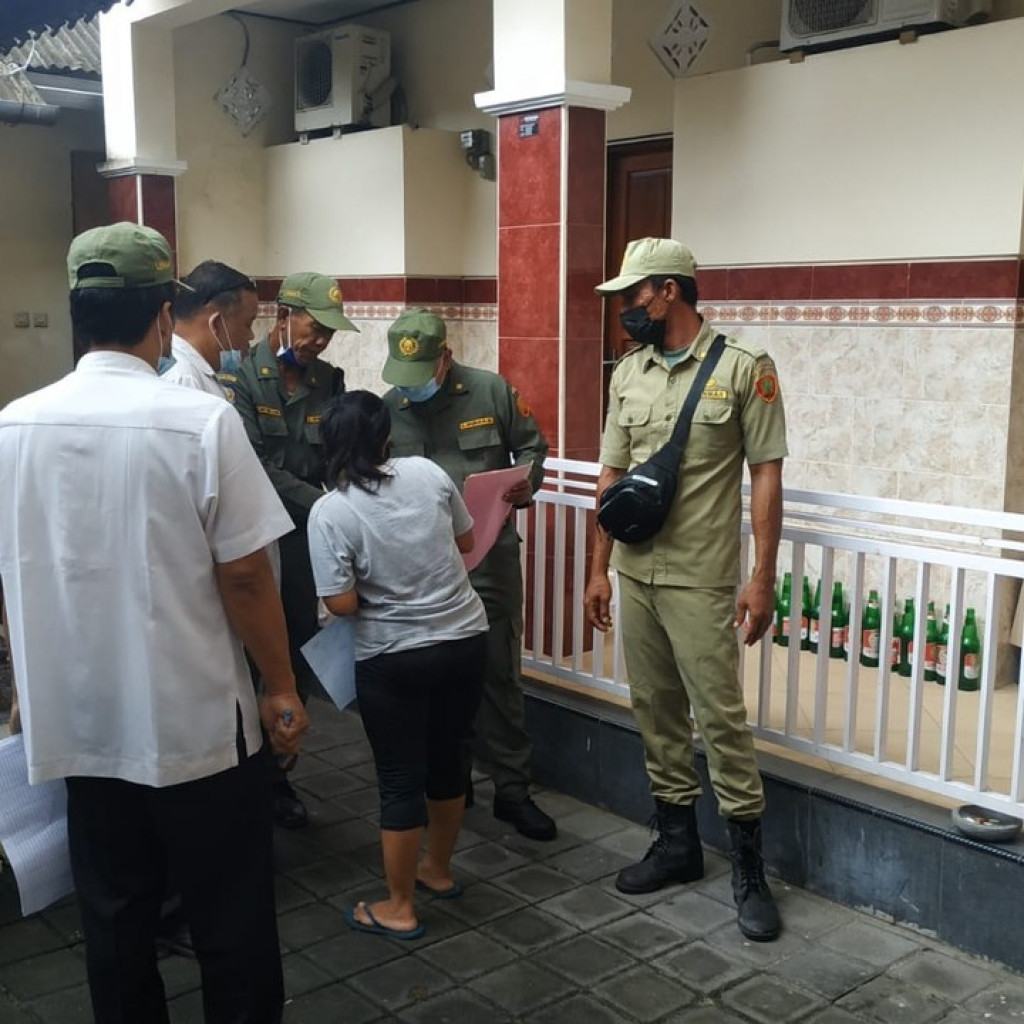 Penertiban Non Permanen di Kuta Selatan