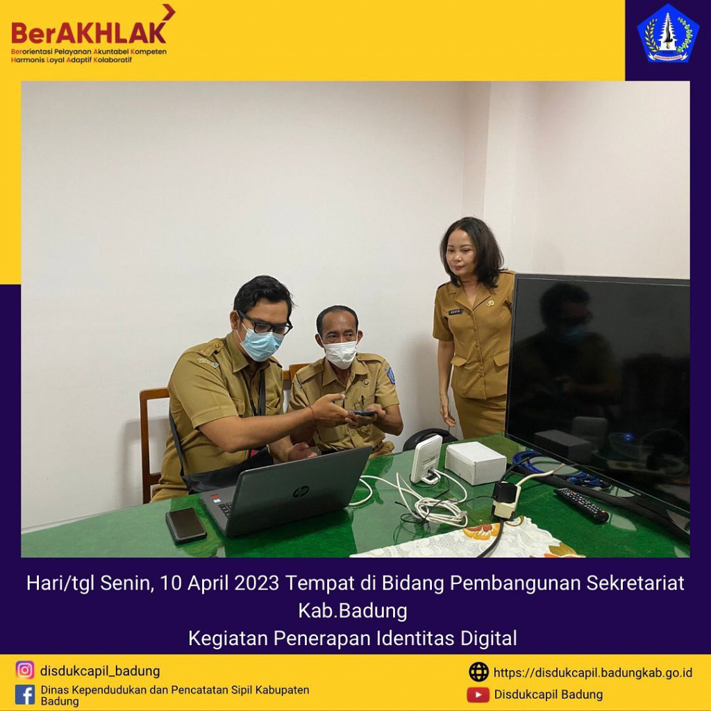 Kegiatan Penerapan Identitas Digital di Bidang Pembangunan Sekretariat Kab.Badung