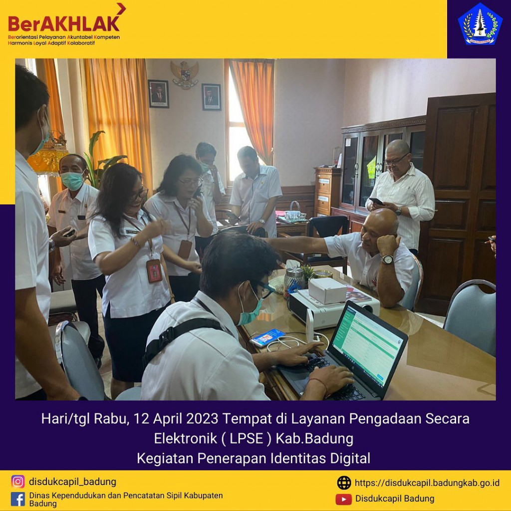 Kegiatan Penerapan Identitas Digital di Layanan Pengadaan Secara Elektronik (LPSE) Kab.Badung