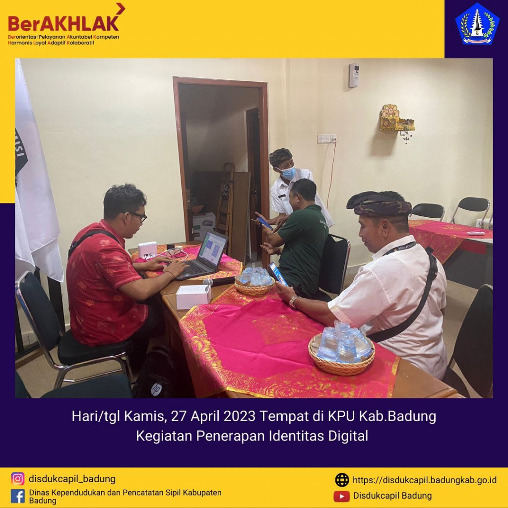 Kegiatan Penerapan Identitas Digital di KPU Kab.Badung