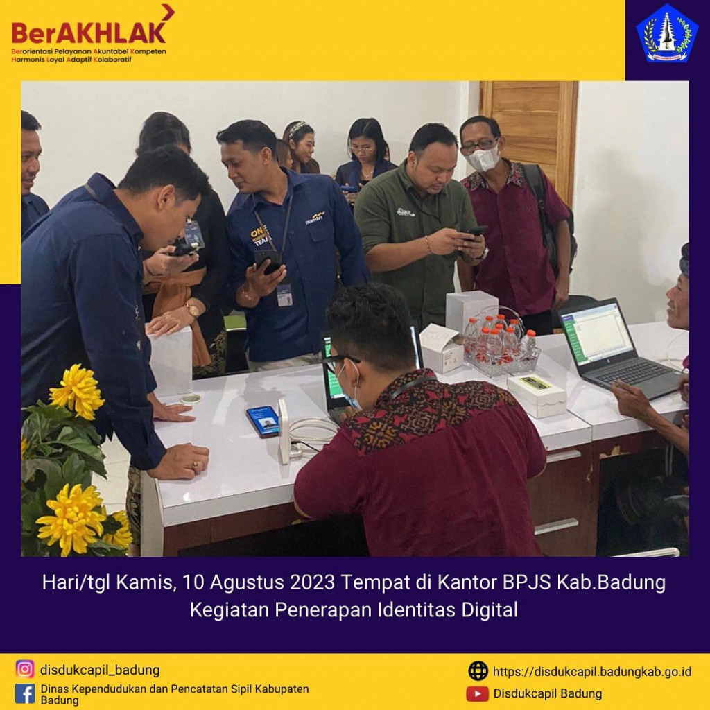 Kegiatan Penerapan Identitas Digital di Kantor BPJS Kab.Badung