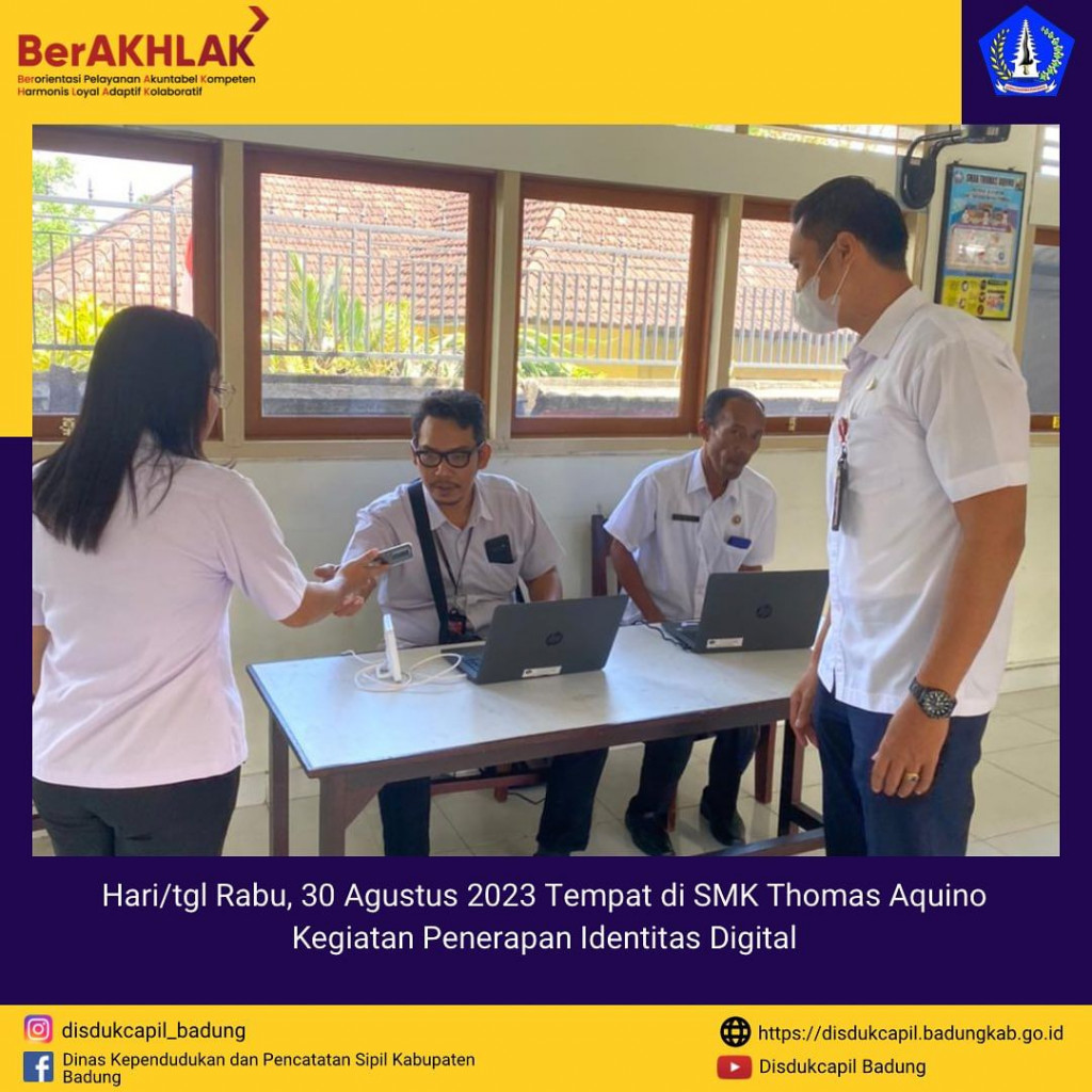 Kegiatan Penerapan Identitas Digital di SMK Thomas Aquino