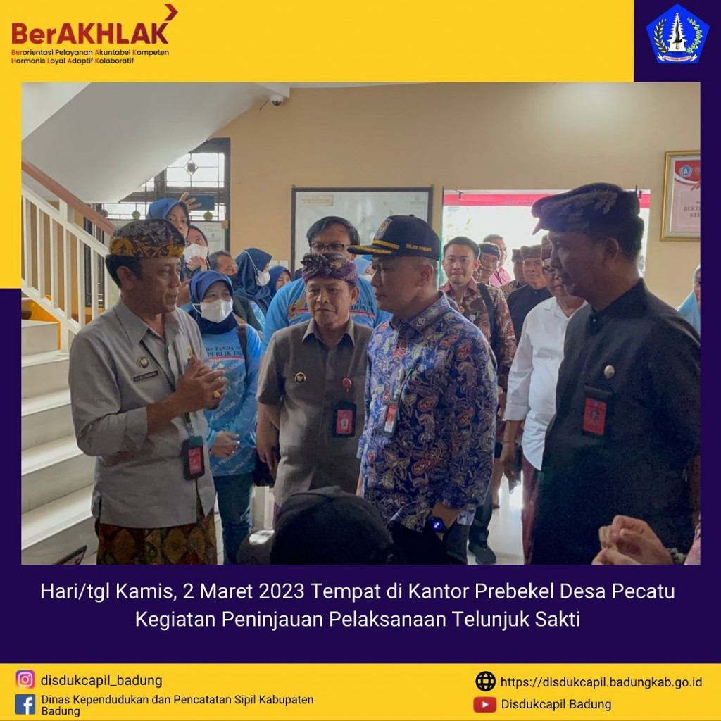Kantor Prebekel Desa Pecatu Kegiatan Peninjauan Pelaksanaan Telunjuk Sakti