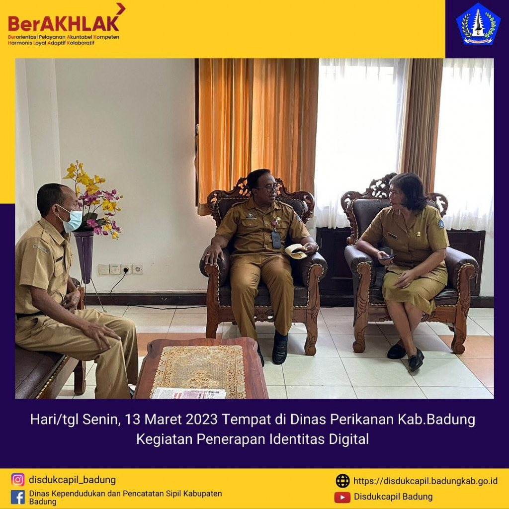 Dinas Perikanan Kab.Badung Kegiatan Penerapan Identitas Digital
