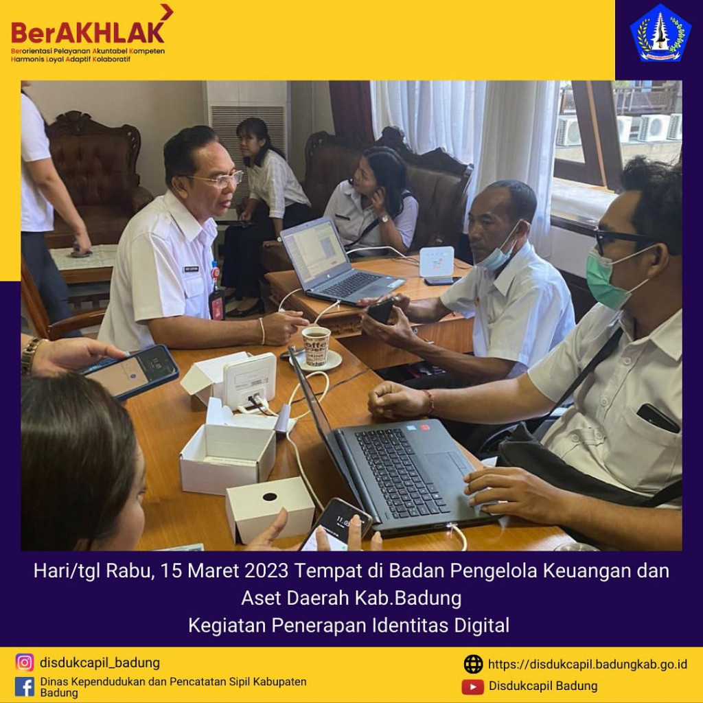 Kegiatan Penerapan Identitas Digital di Badan Pengelola Keuangan dan Aset Daerah Kab.Badung